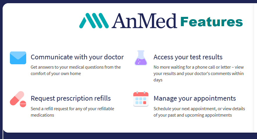 AnMed MyChart Features